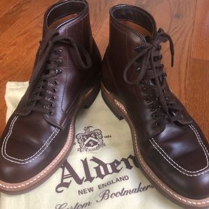 Alden Indy 403 Boot Brown Leather Moc Toe